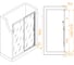 Душевая дверь RGW 150*195 PA-017-B Чёрный/Прозрачное/6 мм, EasyClean 350801715-14 4