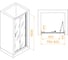 Душевая дверь RGW 80*190 PA-21-B Чёрный/Прозрачное/5 мм, 790-820, Easy 06082108-14 6