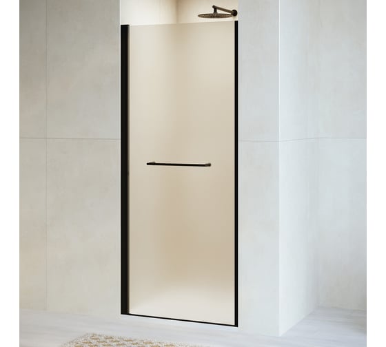Душевая дверь RGW 80*195 PA-103-B Чёрный/Матовое/6 мм, 780-805, EasyClean 020810308-24 1
