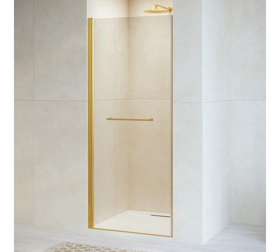 Душевая дверь RGW 90*195 PA-103-Gb Золото браш/Прозрачное/6 мм, 880-905, EasyClean 020810309-16