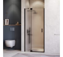 Душевая дверь RGW 100*200 HO-014-B Чёрный/Матовое/8 мм, EasyClean 350601410-24