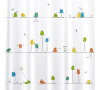 Штора для ванной комнаты Tatkraft FUNNY FROGS 17528