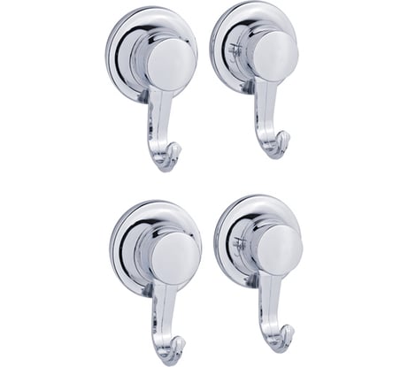 Набор крючков на вакуумных присосках Tatkraft Swiss Line 4 шт. 10503-TK