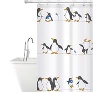 Штора для ванной комнаты Tatkraft PENGUINS 18198