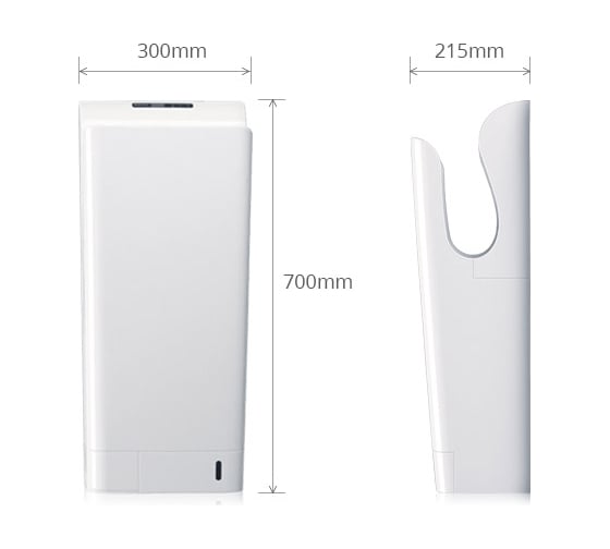 Сушилка для рук Ksitex UV-9999B черная 33026