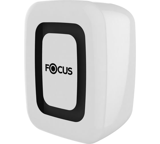 Диспенсер для туалетной бумаги FOCUS в листах, пластик, белый H-8077067 1