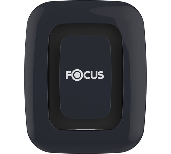 Диспенсер для туалетной бумаги FOCUS в листах, пластик, черный H-8076287