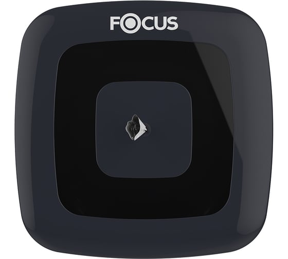 Диспенсер для туалетной бумаги FOCUS с центральным вытяжением, пластик, черный H-8076286