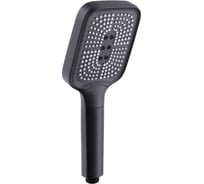 Лейка душевая Elghansa 3 режима, 100 мм, силиконовые форсунки PK-045-Black