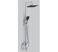 Смеситель для ванны и душа с лейкой "Тропический дождь" D-Lin латунный хром D10A17