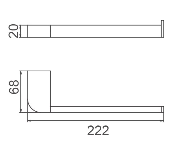 Держатель для бумажных полотенец GERHANS K27203