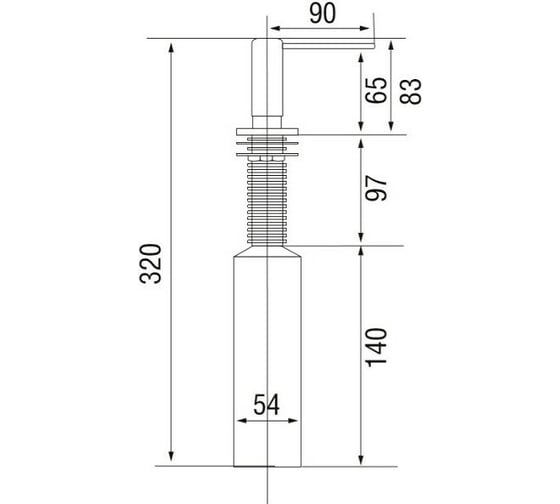 Дозатор LONGRAN Standard Lava LD0006 - 40