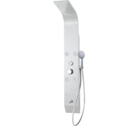 Душевая панель Taliente A02, алюминий, 150_20см, белый/хром, с изливом TA-G-A02Wcr+s