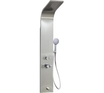 Душевая панель Taliente S01, нерж. сталь, 140_20см, хром, с изливом TA-G-S01C+s