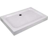 Душевой поддон акриловый Taliente 120_80_13см, прямоугольный, на каркасе, с сифоном и сливом PTA-0812