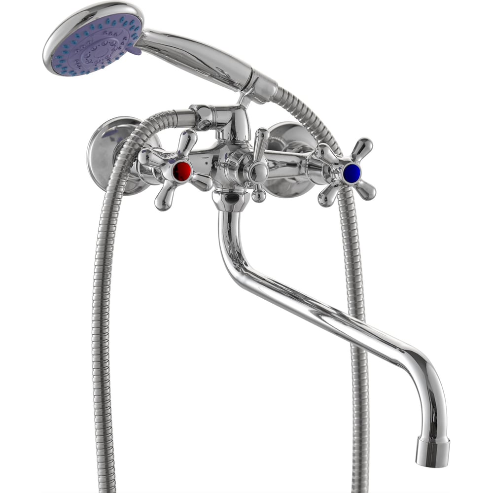 Смеситель PLstart ванно-душевой с душевым гарнитуром PD22308 - выгодная ...