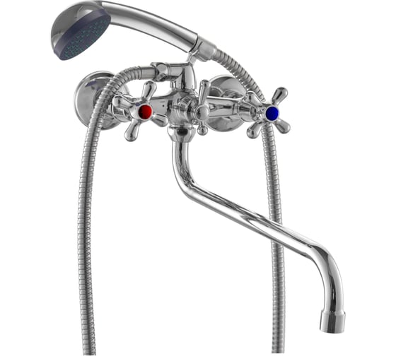 Смеситель PLstart ванно-душевой с душевым гарнитуром PD22308 1