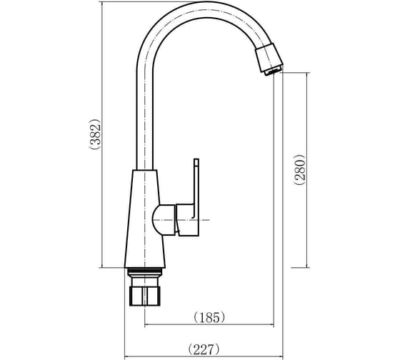 Смеситель для кухни Plstart PL4001-31