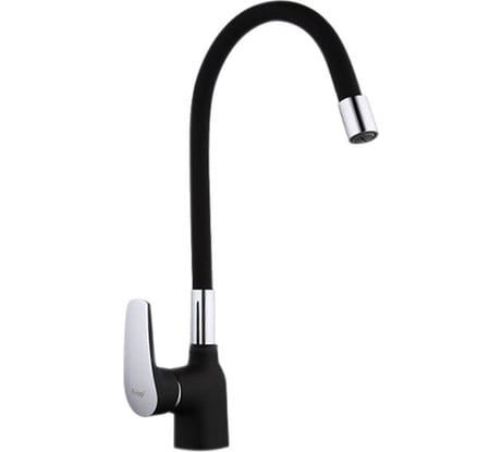 Смеситель для кухни FRAP F4453-04 высокий излив, черный 538182