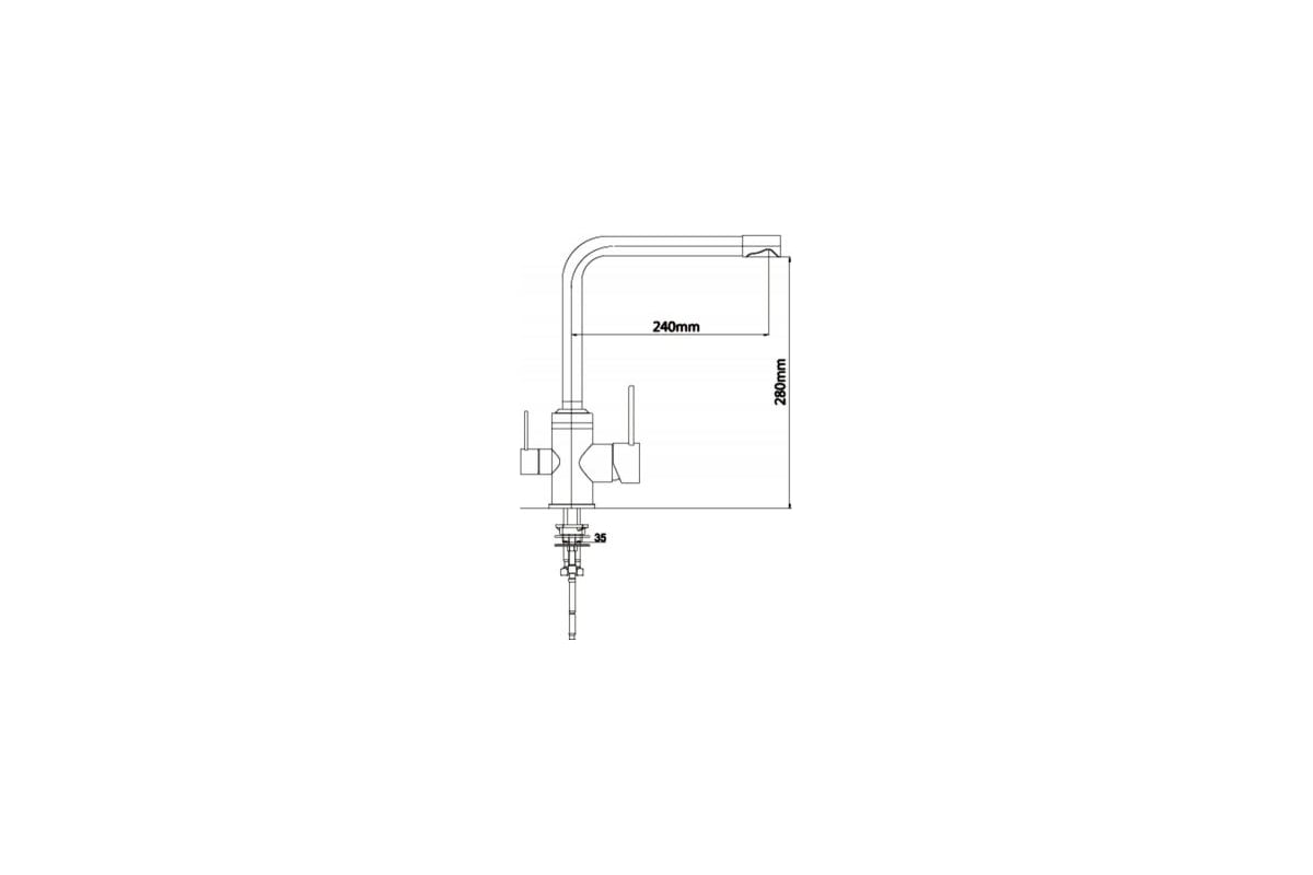 Смеситель gappo g4399 1 установка