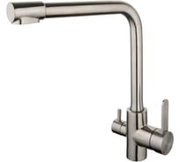 Смеситель для кухни FRAP GAPPO G4399-1 нержавеющая сталь, с выходом для питьевого фильтра 538018