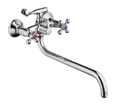 Смеситель для ванны и умывальника FRAP F2619-2 1/2 керамическая кран-букса, с картриджным переключателем 518263