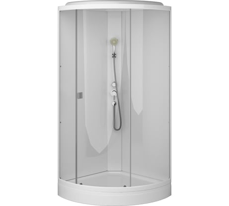 Душевая кабина AM.PM X-Joy 90x90 см, стекло прозрачное, профиль белый, W88C-301-090WT