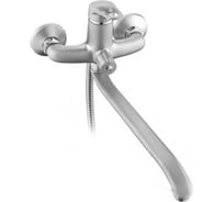 Смеситель для ванны и умывальника FRAP 35к F2213-1 дивертор в корпусе, матовый 518369