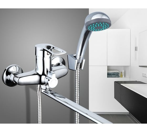 Смеситель для ванны и умывальника FRAP 40к F22701-B L-нос 535450