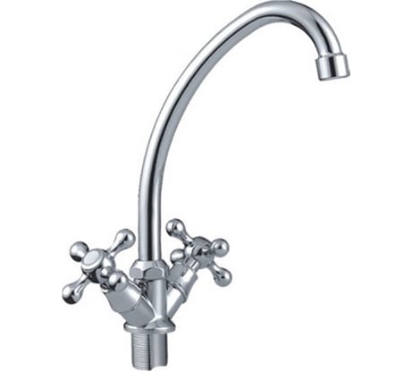 Смеситель для кухни Frap 1/2 кер F4008-2 КРЕСТ лат гайка 513404 (2 шт)