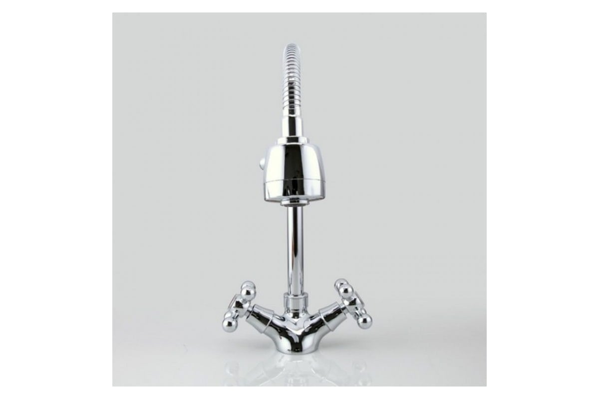 Смеситель для кухни FRAP F4319 1/2 керамическая кран-букса, гибкий ...