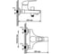 Смеситель для ванны mixline ML05-01 522144 4