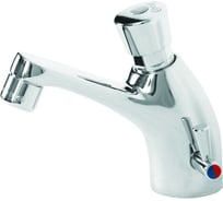 Порционный смеситель для раковины VERAGIO регулируемый таймер 0-55 секунд, встроенный фильтр, хром VR.TMP-9503.CR