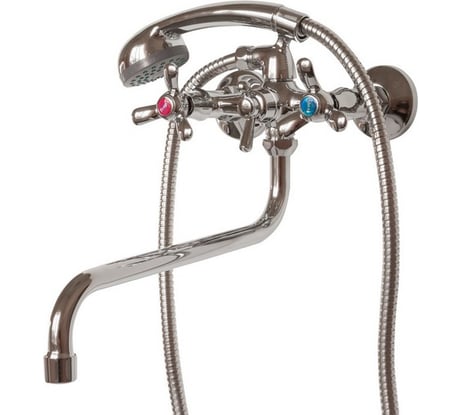 Смеситель для ванны и умывальника FRAP F2212 1/2 керамическая кран-букса, шаровой переключатель 538983