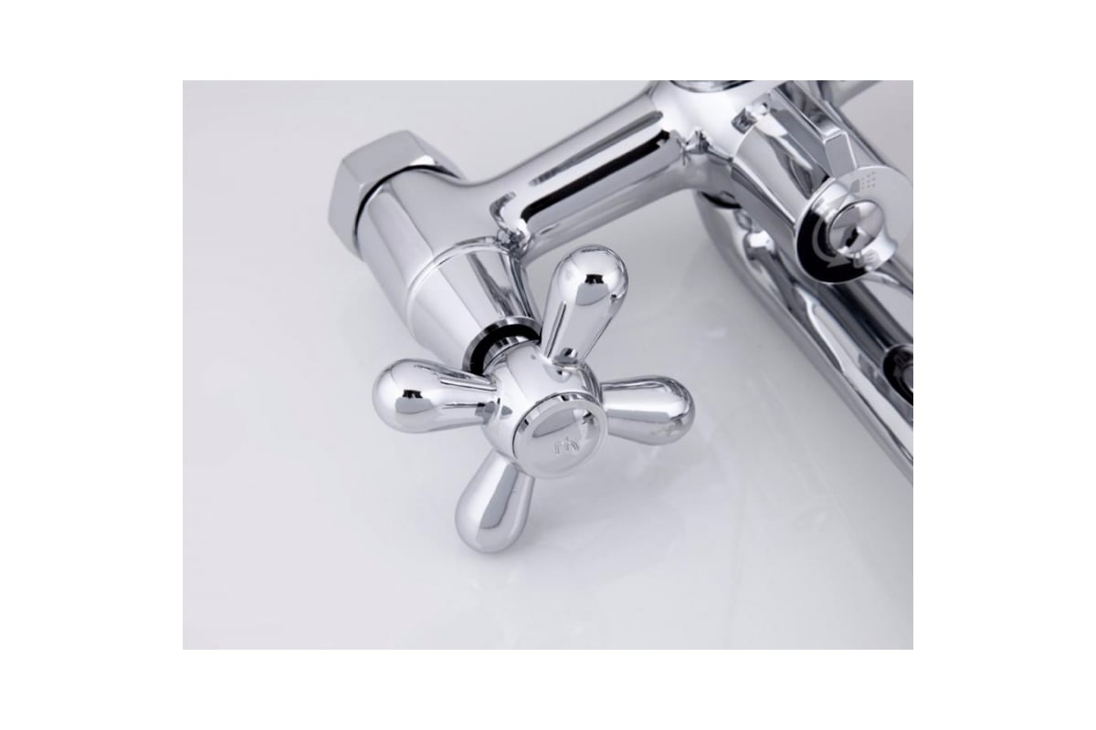 Смеситель для ванны FRAP F3025 1/2 керамическая кран-букса, крест ...