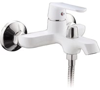 Смеситель для ванны FRAP 35к F3231 белый хром 531066