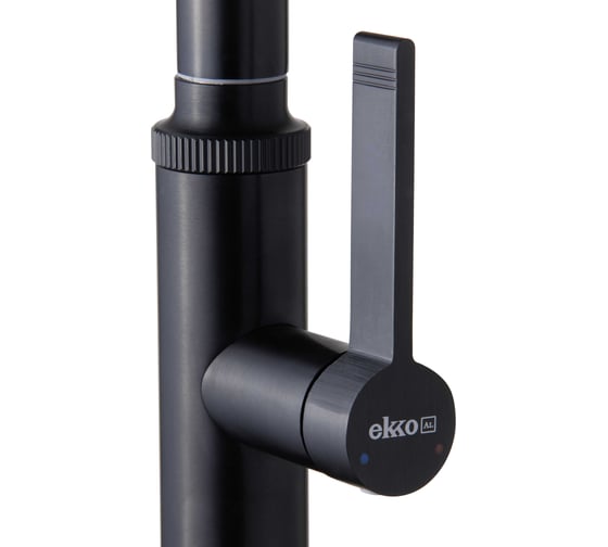 Смеситель для кухни Ekko черный матовый E6002-7