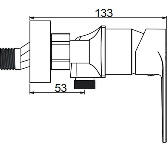 Смеситель для душа Gerhans K12023T