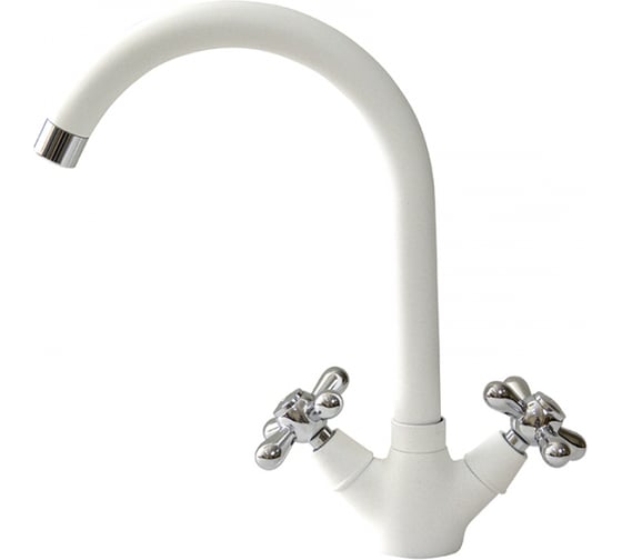 Смеситель для кухни mixline 1/2 керамика, молоко, высокий излив ML-GS07 341 532454 1
