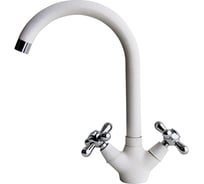 Смеситель для кухни mixline 1/2 керамика, белый, высокий излив ML-GS07 331 529291