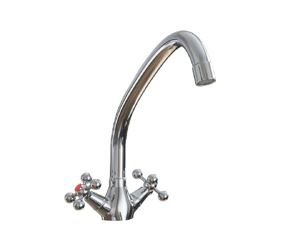 Смеситель для кухни Mixline 1/2 керамика, высокий излив. без подводки ML07-032 522133 1
