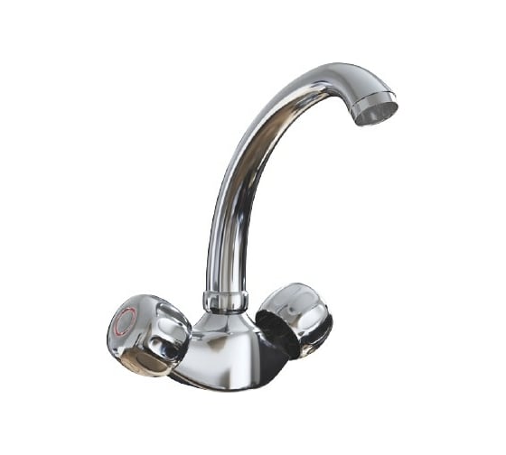 Смеситель для кухни Mixline 1/2 керамика, низкий излив, без подвода ML02-032 522122 1