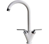 Смеситель для кухни Mixline 1/2 керамика, белый. высокий излив ML-GS08 331 529283