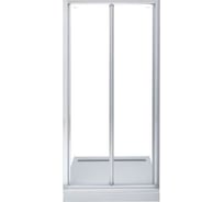 Складная дверь Aquanet Alfa 900x2000 мм., стекло прозрачное, хром NAA6422 00252214