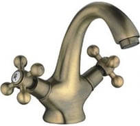 Смеситель для умывальника FRAP F1019-4 бронза 511576