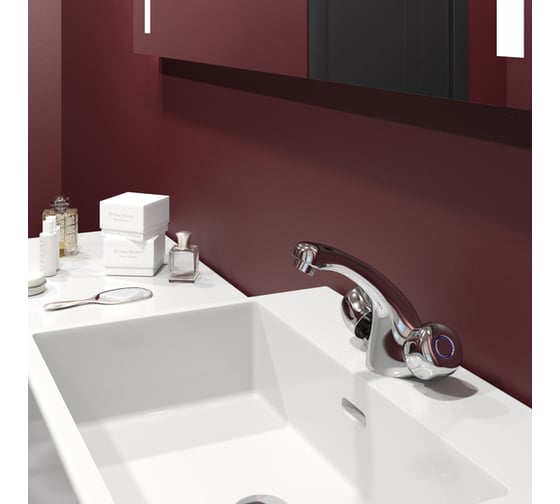 Смеситель для умывальника mixline 1/2 керамика, без подводки ML02-04 NEW 529848