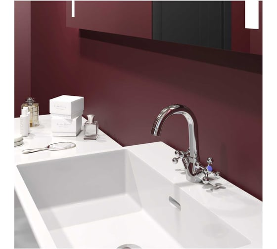 Смеситель для умывальника Mixline 1/2 керамика, без подводки ML07-04 NEW 529849