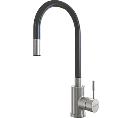 Смеситель для кухни Mixline серый, гибкий силиконовый излив 35k MLSS-0325 542381