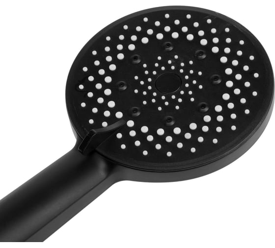 Душевая лейка ZEIN Z3641, d=120 мм, 5 режимов, пластик, цвет черный 9931992