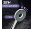 Лейка для душа ZEIN Z3535, d=105 мм, отверстие внутри, хром/серый 9931292 2